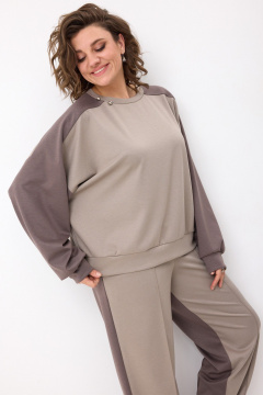 Брюки, свитшот BegiModa 3102 фиолетовый кварц - фото 5