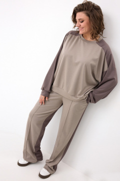 Брюки, свитшот BegiModa 3102 фиолетовый кварц - фото 4