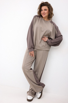 Брюки, свитшот BegiModa 3102 фиолетовый кварц - фото 3