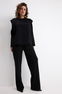 Брюки, лонгслив BegiModa 3104 черный - фото 3