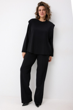 Брюки, лонгслив BegiModa 3104 черный - фото 2