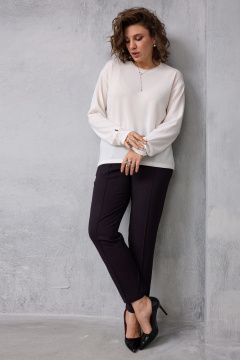 Лонгслив BegiModa 4154 молочный - фото 5
