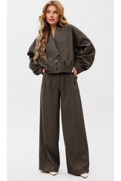 Брюки, жакет Ambera Style 2101 коричневый - фото 1