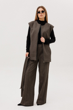 Жилет Amberа Style 1133 коричневый - фото 1