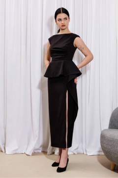 Платье AVEEVA 5158 черный - фото 5