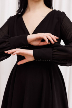 Платье AVEEVA 5261 черный - фото 5