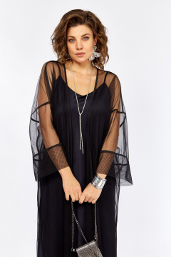 Кардиган, платье Lady Secret 25308 синий/черный - фото 3