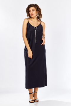 Джемпер, платье Lady Secret 25310 черный/синий - фото 5