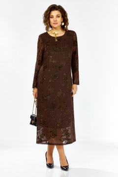 Платье Lady Secret 25312 коричневый - фото 2