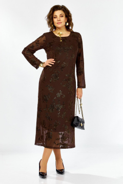 Платье Lady Secret 25312 коричневый - фото 1
