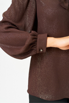 Блуза DaLi 7050 коричневая - фото 4