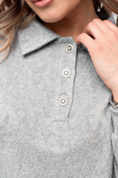 Блуза, юбка Verita 2428 серый - фото 5