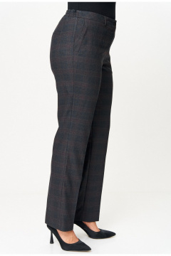 Брюки, жакет БелЭльСтиль 412-3_03_22+609-3_23_22 серо-коричневая клетка - фото 4