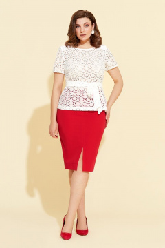 Милора-стиль 893 красный+белый