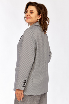 Жакет Rishelie 1014 черный-белый - фото 5