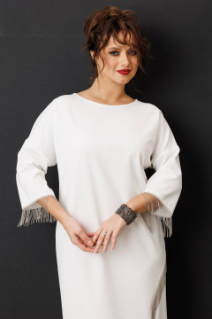 Платье Anastasia 1308 молочный - фото 5