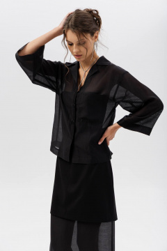 Блуза Romgil РТ0174-ВИ2 черный - фото 1