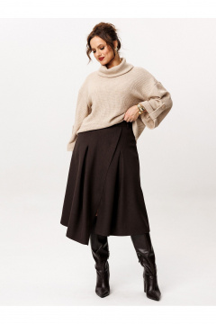 Юбка Liona Style 960 горький_шоколад - фото 1