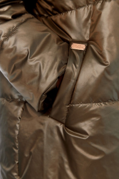 Пальто Диомант 2132 шоколад - фото 3