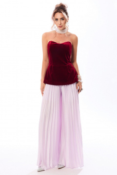 Брюки Golden Valley 16754 серебристо-лавандовый - фото 1