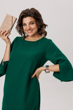 Платье Anelli 1786 изумрудный_ангел - фото 3