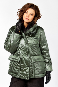 Куртка Lady Secret 7297 нефритовый_перламутр - фото 4