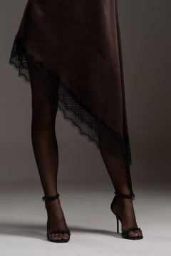 Платье SILVERSPICE S-5540 шоколад - фото 5