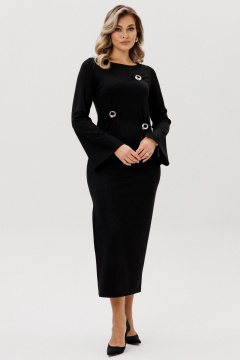 Платье Faufilure C1834 черный - фото 1