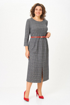 Платье Svetlana-Style 2166 серый_клетка - фото 3