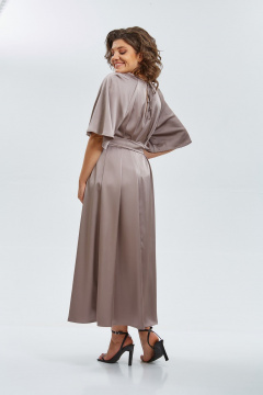 Платье Rishelie 975 бежевый - фото 4