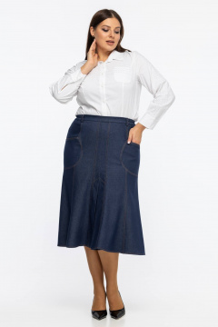 Юбка Avila 1009 синий - фото 3