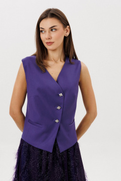 Жилет, юбка Fantazia Mod 5336 черника - фото 2