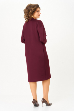 Платье Koketka i K 1337-1 бордовый - фото 5