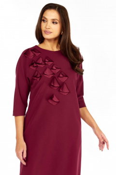 Платье Karina deLux M-1405 брусника - фото 4