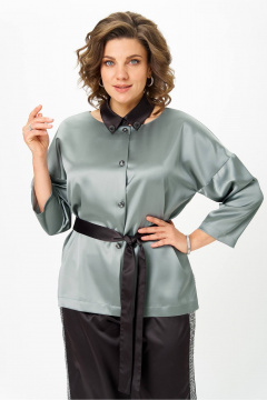 Блуза Andina city 5047-25 серый - фото 4