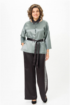 Блуза Andina city 5047-25 серый - фото 1