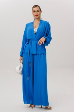 Блуза, брюки Anastasia 1063.1 васильковый - фото 5