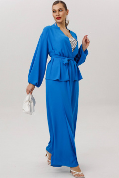 Блуза, брюки Anastasia 1063.1 васильковый - фото 4