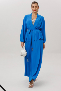 Блуза, брюки Anastasia 1063.1 васильковый - фото 2