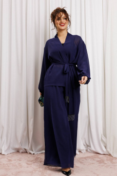 Блуза, брюки Anastasia 1063.1 нави - фото 5