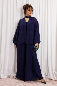 Блуза, брюки Anastasia 1063.1 нави - фото 3