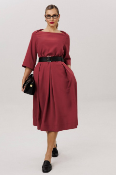 Платье Anastasia 1108.4 брусника - фото 4