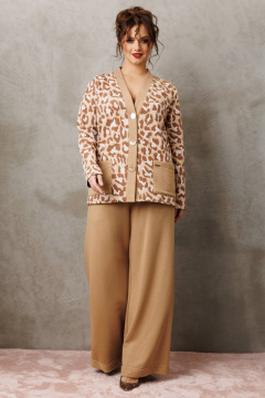 Брюки, жакет Anastasia 1292.1 бежевый - фото 2