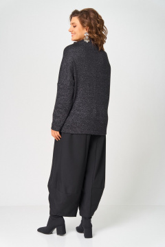 Джемпер Bliss 0858 черный_с_люрексом - фото 5
