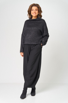 Джемпер Bliss 0858 черный_с_люрексом - фото 4