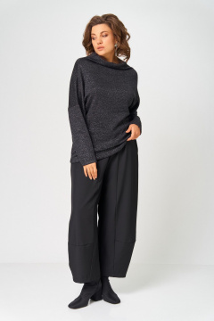Джемпер Bliss 0858 черный_с_люрексом - фото 3