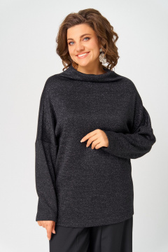 Джемпер Bliss 0858 черный_с_люрексом - фото 1