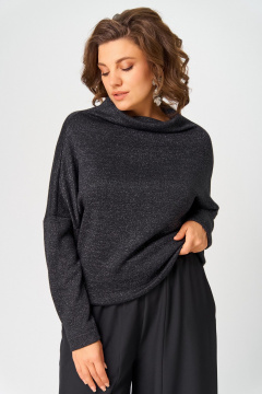 Джемпер Bliss 0858 черный_с_люрексом - фото 2
