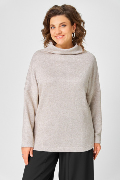 Джемпер Bliss 0858 бежевый_с_люрексом - фото 1