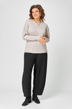 Джемпер Bliss 08378 бежевый_с_люрексом - фото 3